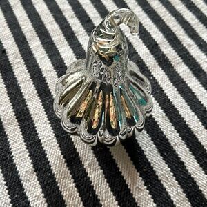Glass  Silver Pumpkin Made in India